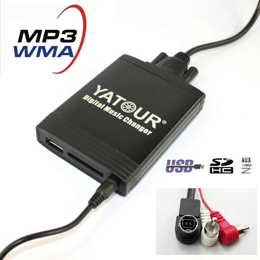 Yatour M06 для Sony cdx-ca600x xplod cdx-ca400 mdx-m690 xr-c33 радио автомобиля USB MP3 адаптер SD AUX цифровой
