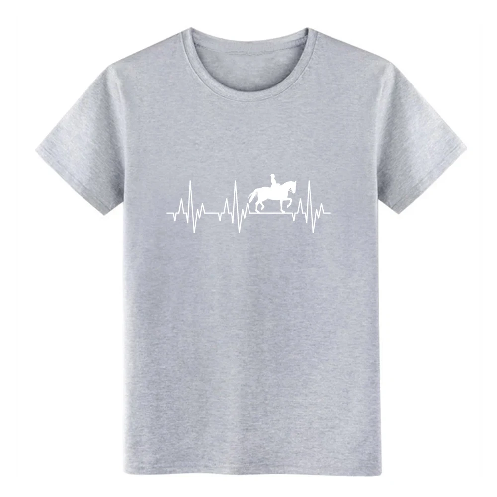 نبضات الخيول ركوب تسخير سباق الفروسية t قميص الرجال تصميم المحملة قميص س الرقبة الترفيه فضفاض عارضة الربيع التي شيرت