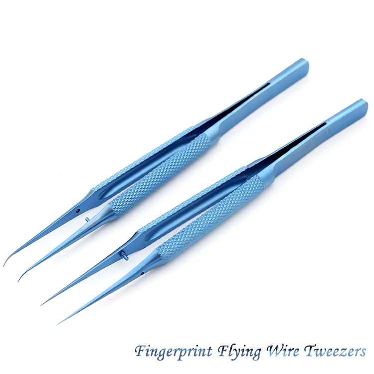  Titanium alloy tweezers professional maintenance tool 0.15mm edge precision fingerprint tweezers Ap
