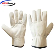 DEWBest новые рабочие водительские перчатки Садоводство мотоциклетные бытовые рабочие перчатки из воловьей кожи безопасные рабочие перчатки для мужчин и женщин