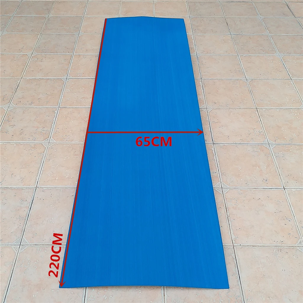 Self Adhesive EVA Boat Yacht Marine Flooring Faux Imitation Teak Decking Sheet Pad 220x65cm 6mm Foam Swimming Pool Floor Mat