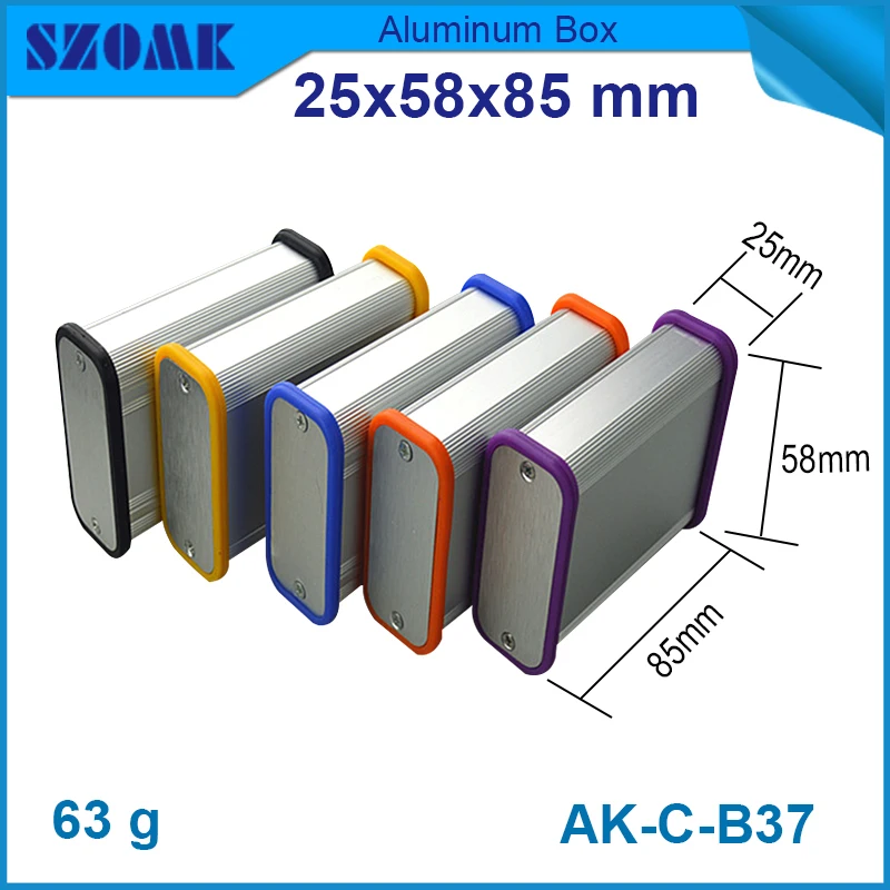 

1 piece hot sell free shipping aluminium enclosure box 25(H)x58(W)x85(L) mm power outlet die cast die and mold