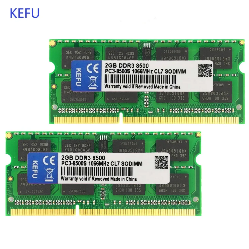 4 ГБ 2X2 ГБ DDR3 1066 МГц PC3-8500s 204pin so-dimm ноутбук памяти ram