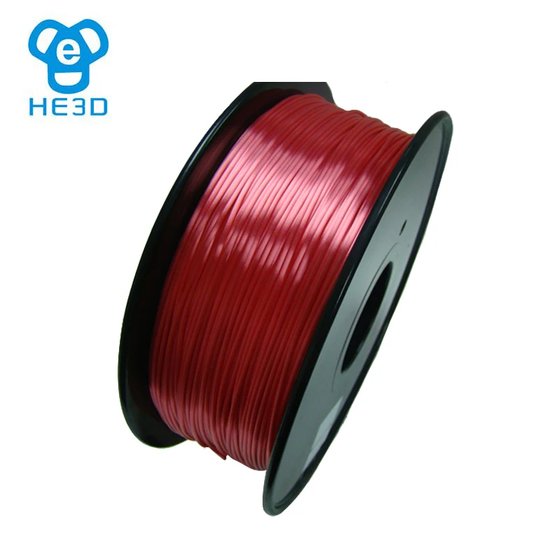 

HE3D Plastic Consumables polymer composites Imitation silk 1.75MM multi Color For 3d printer filament MakerBot RepRap UP Mendel