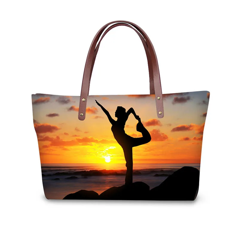 Handbag for Women 2019 Eoprene Bags Shoulder Bag Beach Bag Yoga Dancing Print Pattern Design Tote Bolso