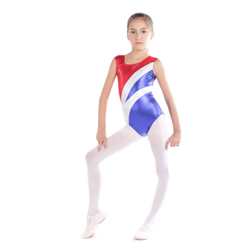 Гимнастический костюм Высокое качество без рукавов радий цвет соответствия боди костюм балетные костюмы для девочек гимнастический