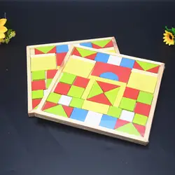 Детский Дошкольное воображение деревянные головоломки творчество развивающие обучающие игрушки для детей подарок для детей деревянные