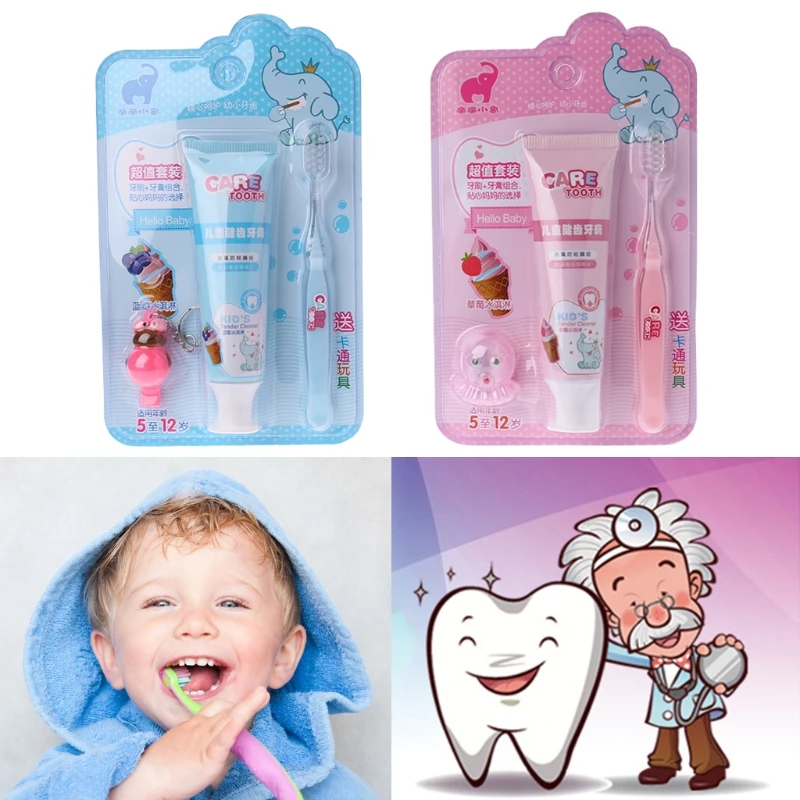 Beli 1 Set Anak Buah Kesehatan Pasta Gigi Pemutih Gigi Sikat Gigi dengan Anak Hadiah W20