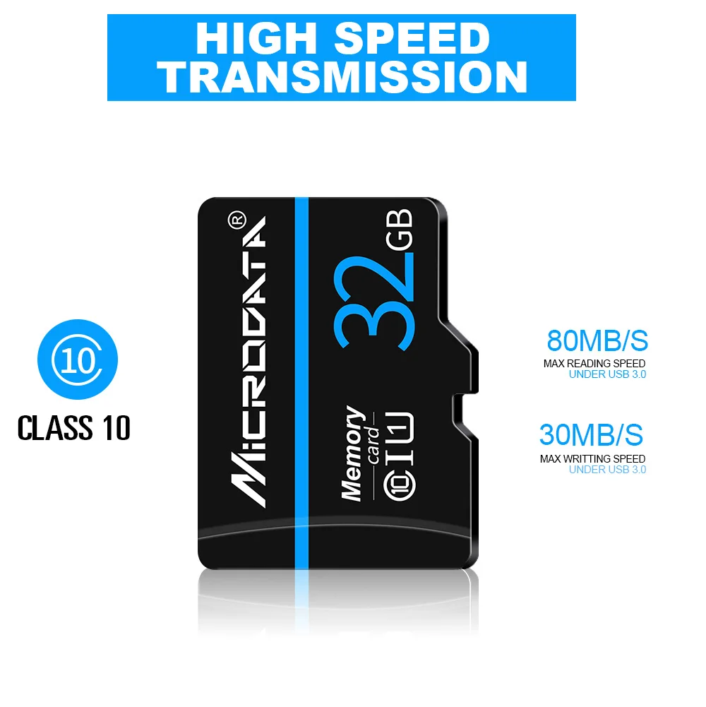 Подлинная Оригинальная карта памяти Transcend Micro sd SDXC 64 Гб высокоскоростная карта памяти SDHC 32 ГБ 16 ГБ 8 ГБ флеш-карта Tarjeta Micro sd карта