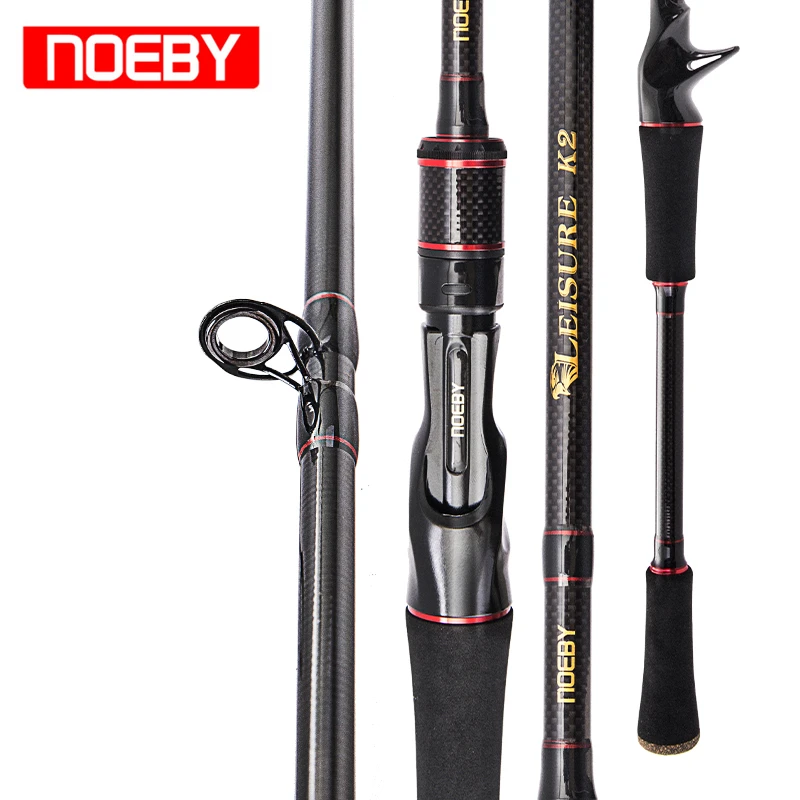 NOEBY LEISURE K2 1.98m 2.13m 2.44m 2 Tips Fast Spinning/Casting