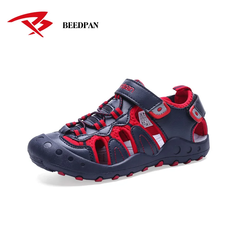 

BEEDPAN Boys Sandals Children's Summer 2019 New Kid Fashion Boy Baotou Slip Children's Shoes Sandals size 27- 38