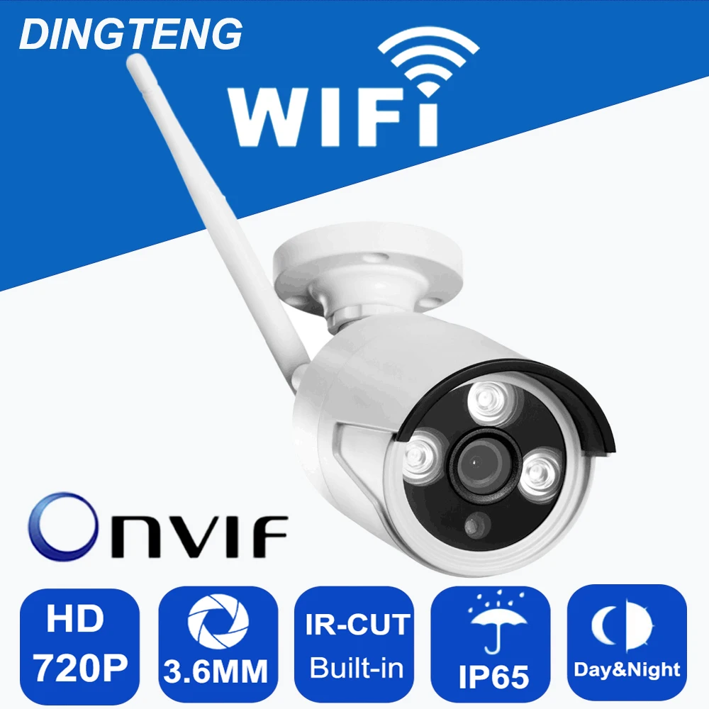 ip camera 720p HD wifi outdoor wateproof cctv security system surveillance mini wireless cam infrared P2P weatherproof mini home