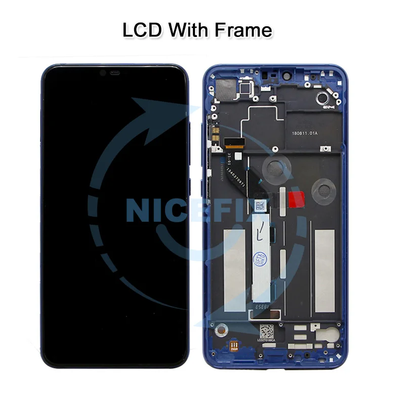 ЖК дисплей и рамка для Xiaomi Mi8 Lite 6 26 дюйма дигитайзер сенсорного экрана в сборе