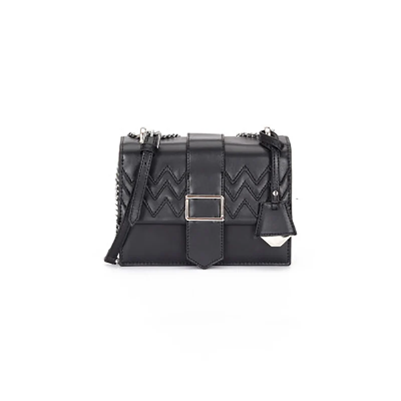 

Genuine Leather Women Shoulder Bag Hit Color Striped Small Flap Bags Fashion Simple Purse Banquet Crossbody Bags For Women