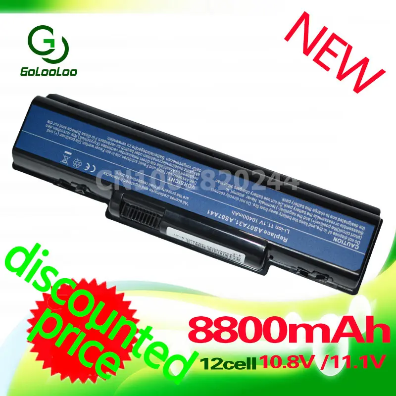 Golooloo 8800 мА/ч 11 1 v Батарея для acer Aspire 4330 4530 4535 4535G 4710G 4710Z 4715Z 4720Z 4720G 4730 AS07A31 AS07A41