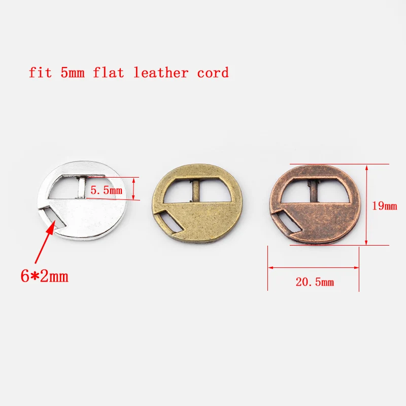 10 шт. модные Серебрянные украшения в античном стиле/медь/бронза забитые застежки пряжки для 5 мм 8 мм плоский кожаный шнур браслет ювелирных изделий - Цвет: style2