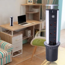 1 шт. AU/EU/us разъем Электрический Мощность Outlet Кухня столешница стол тянуть Разъем Pop Up Multi- функциональные-y122