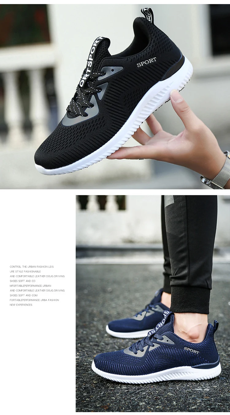2019 Air Mesh Спортивная обувь для мужчин Уличная спортивная обувь женские дышащие ультралегкие Кроссовки Спортивная беговая Обувь со шнуровкой