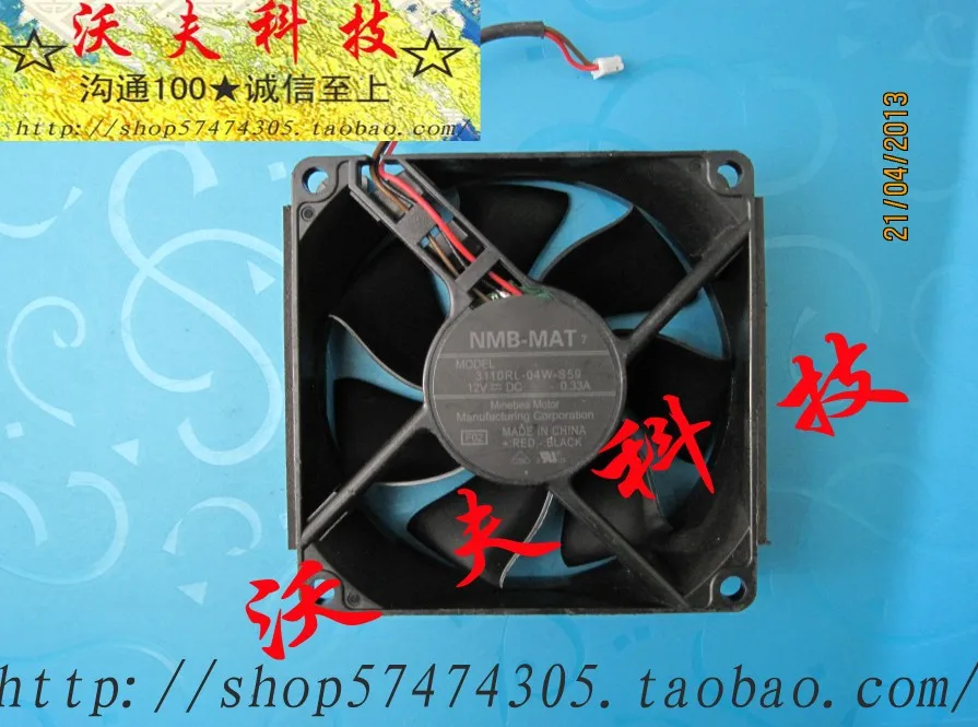 Для оригинального nmb 8025 3110rl 04w s59 12v 0.33a 3 иглы негабаритный Инвертор Вентилятор