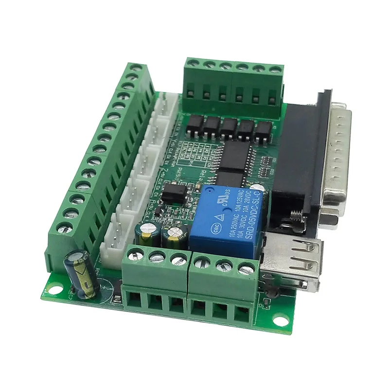 Плата драйвера с ЧПУ USB MACH3 100 кГц коммутационная плата 5 осевой интерфейс драйвер