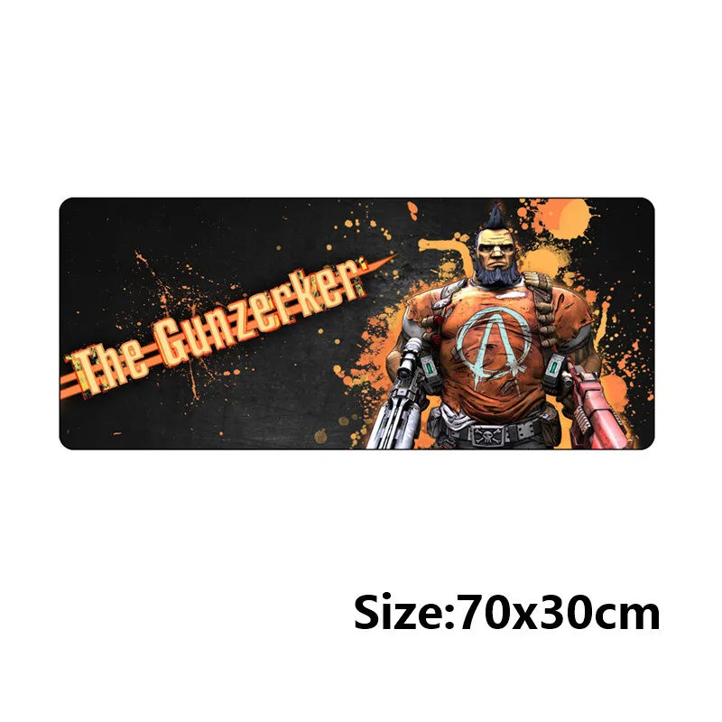 700*300 большой игровой коврик для мыши Borderlands 2 3 borderlands2 borderlands3 игры геймер коврик xl оверлок - Цвет: G