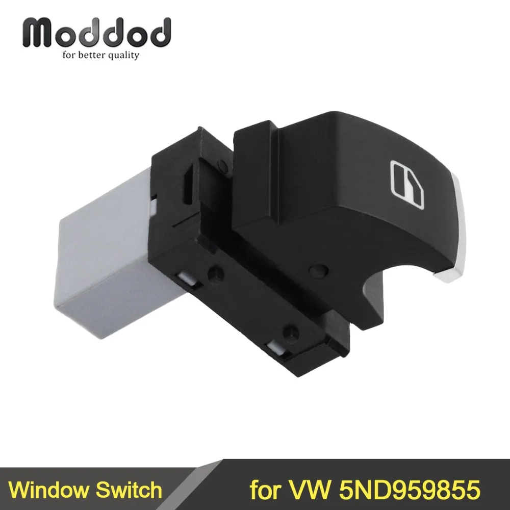 

Passenger Side Door Chrome Single Window Switch for VW Jetta Golf MK5 MK6 Passat OE: 5K0 959 855 / 5ND 959 855