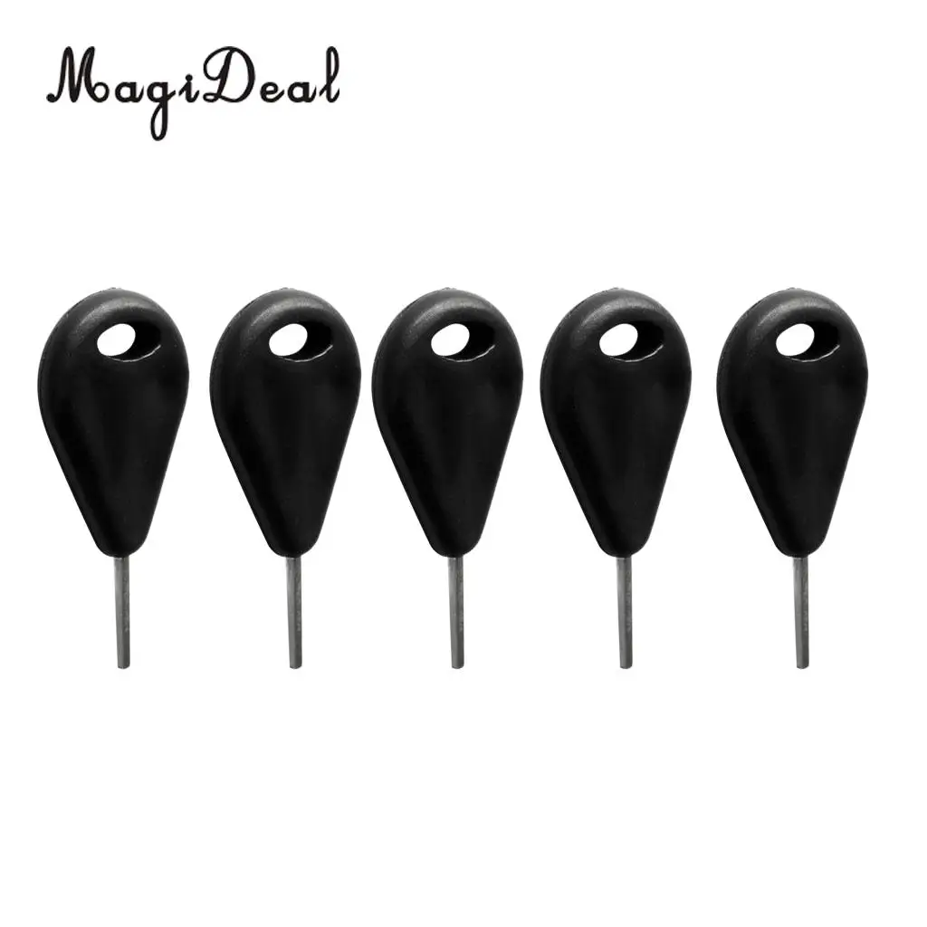 MagiDeal Pack 5 Durable Nylon Surfing Spare Fin Key Replacement for Surfboard Surf Board Wakeboard Water Sports