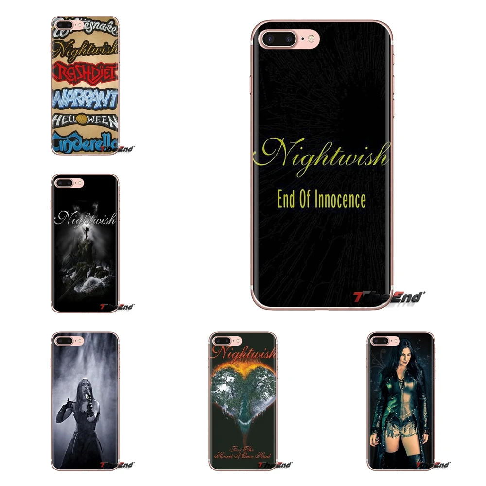 

For Samsung Galaxy S3 S4 S5 Mini S6 S7 Edge S8 S9 S10 Plus Note 3 4 5 8 9 Phone Cover Housing Nightwish Theater metal Music Band