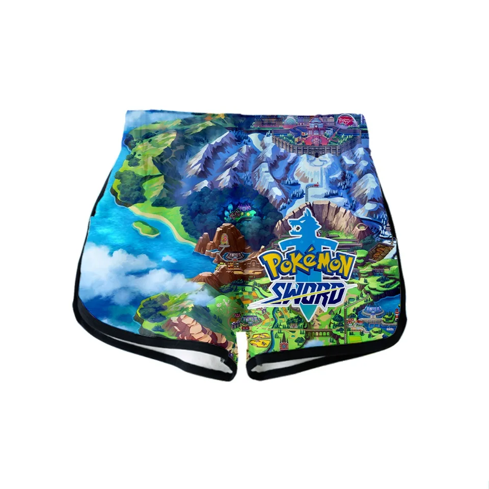 Us 927 40 Offsummer Anime Cartoon Pokemon Sword And Shield Shorts Women 2019 New 3d Clothes Harajuku Cute Pokemon Go Sexy Shorts Girl In Shorts