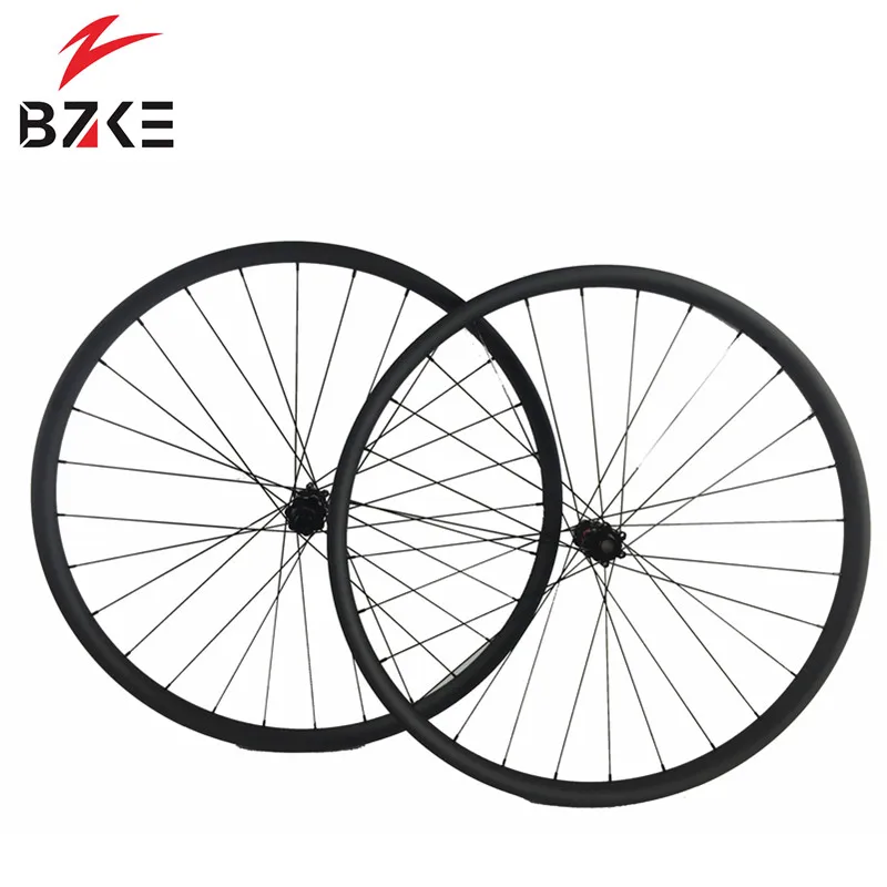 BZKE карбоновые mtb колеса 29er клинчер 30 мм ширина обода с прямой тягой концентратор карбоновые колеса 29er для XC AM карбоновая велосипедная колесная