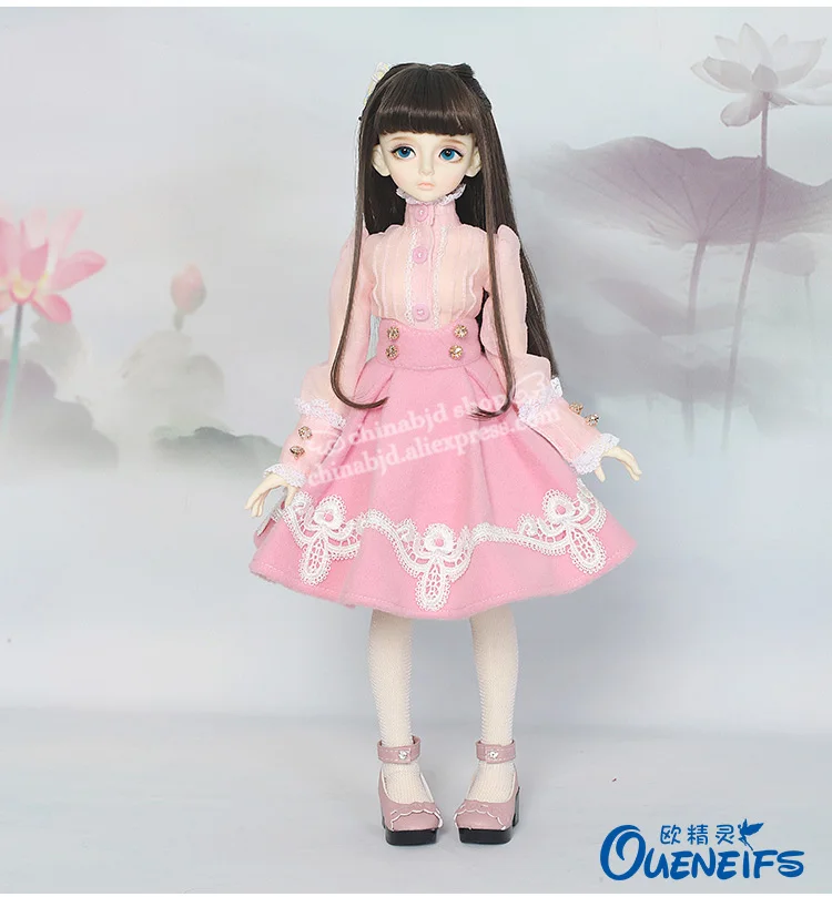 BJD SD кукольная одежда 1/4 элегантное платье рубашка плиссированная принцесса стиль YF4-172 куклы аксессуары