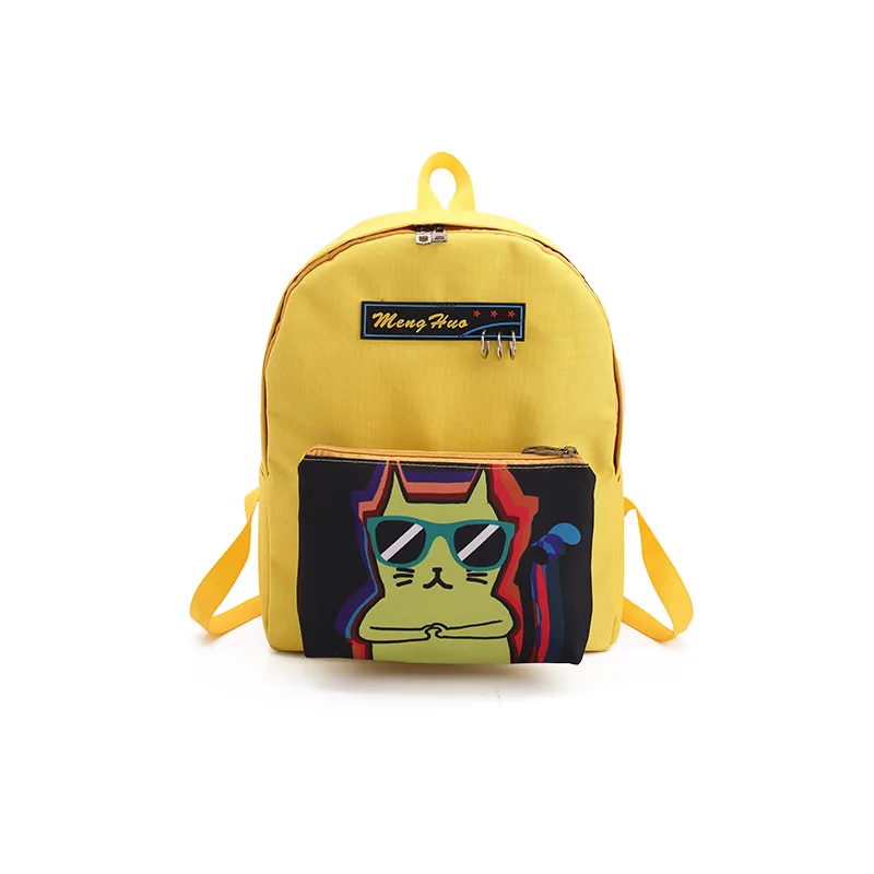 2017 Hot Multifuncional Personalized Detachable Pocket Backpack Fashion Separable Shoulder Bag 2pc School Bag Casual Travel Bags (67)