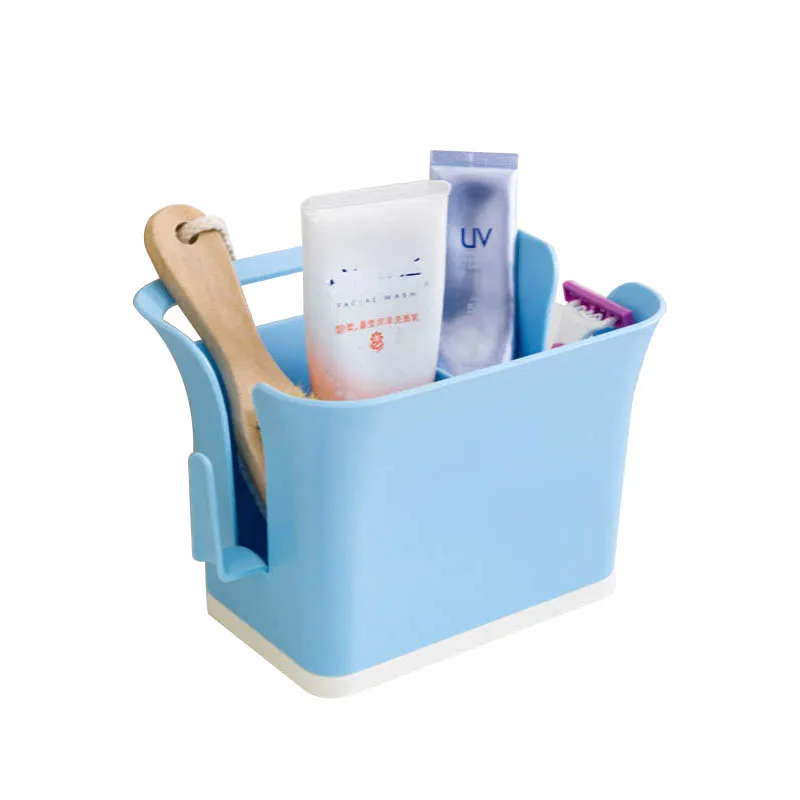 FHEAL Kitchen Storage Rack Cutlery Towel Brush Sponge Drain Shelf Bathroom CosmeticToothbrush Toothpaste Partition Organizer Box (11)