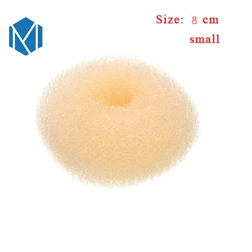 Beige 8cm М MISM, 1 шт., губка для волос, булочка, инструмент для изготовления, аксессуары для волос, резинка для волос для женщин, девушек, головной убор - Цвет: Beige 8cm