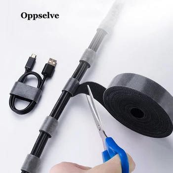 

Oppselve Cable Organizer Wire Winder Clip Earphone Holder Mouse Cord Protector HDMI Cable Management For iPhone Samsung Xiaomi