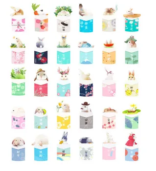 

Original! 30pcs/lot Animal World Greeting Cards"Pet Bunny's Wish" Creative Irregular Postcard / Birthday Gift / New Stationery