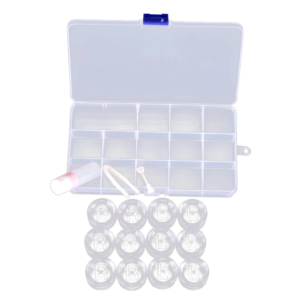 

Transparent Contact Eye Lens Storage Case Contact Lenses Box Travel Kit With Tweezer (Random Color)
