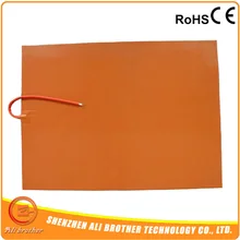 200*400 мм 24 в 300 Вт силиконовый нагреватель с клеем и 100 к термистор