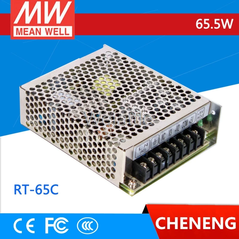 Средний проверенный RT-65C 65 W 5 V 5A+ 15 V 2.2A-15 V 0.5A 65,5 W тройной выход переключения питания