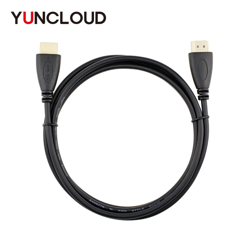 YUNCLOUD 3D 4K HDMI 1 4 папа к Мужской кабель видео разъем адаптер для ЖК-DVD HDTV XBOX PS3 проектор