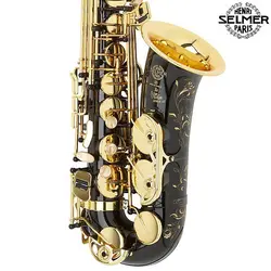 Новый французский Alto саксофон 52JBL черный лак Sax Alto Музыкальные инструменты Professional 52JBL в комплекте чехол