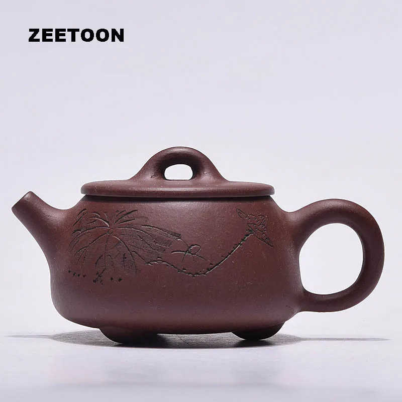 140cc Authentic Yixing Teapot Wide Mouth Stone Scoop Shi Piao Pot