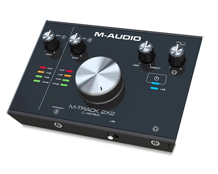 M AUDIO Track 2x2 Профессиональная звуковая карта USB аудио интерфейс внешняя