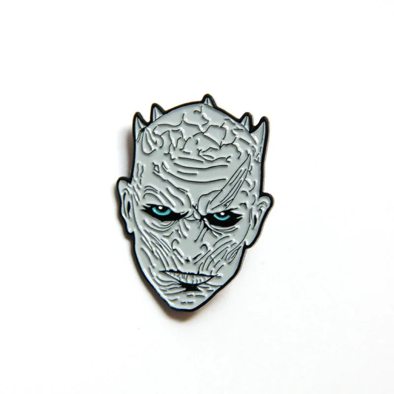 

12pcs Game of Thrones Night's King Brooch Song of Ice and Fire Daenerys Targaryen Jon Snow Pin Badge Lapel backpack Brooches