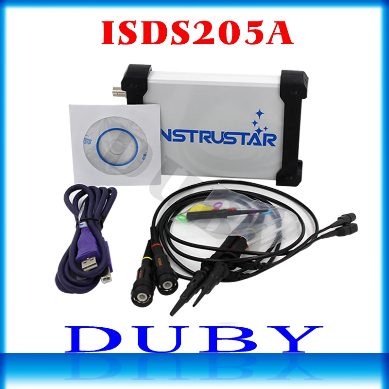 MDSO ISDS205A nueva actualización 3 en 1 multifuncional 20 m PC USB Digital virtual oscilloscop + analizador de espectro + grabadora de datos - 1
