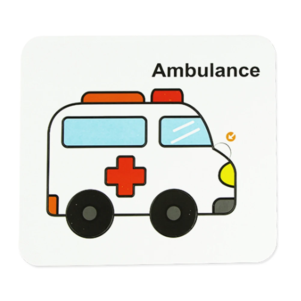 Bayi Mainan Mobil Ganda Sisi Api Mesin Kapal Pesawat Pelatihan Papan Bayi Mainan Mobil Ganda Sisi Api Mesin Kapal Pesawat Pelatihan Papan