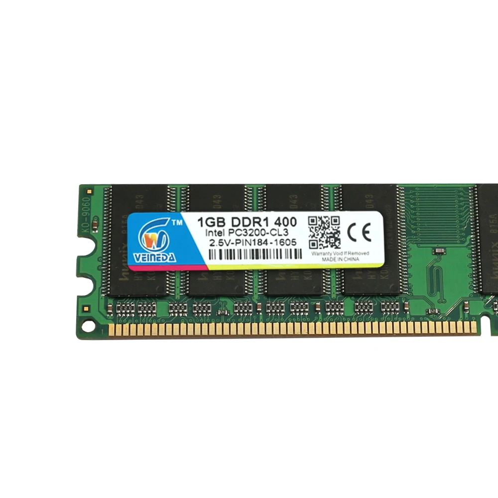 Оперативная память VEINEDA DDR1 2 ГБ DDR3 для DDR PC2700 2X1 ГБ оперативная память 184-pin