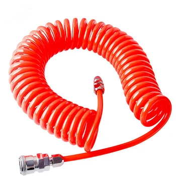 

3M 6M 9M 12M 15M Air Compressor Hose Tube Polyurethane With Pneumatic Components Spring Tube Portable Coupler
