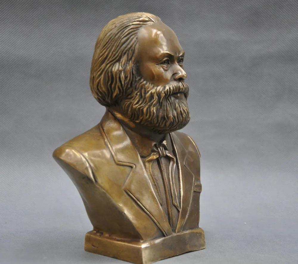 Немецкий Великий коммунистический бюст Карла Маркса бронзовая статуя|statue