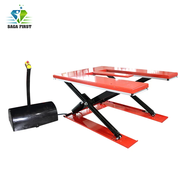 

Factory /Workshop U Shape Pallet Lift Platform Stable Scissor Lift Table